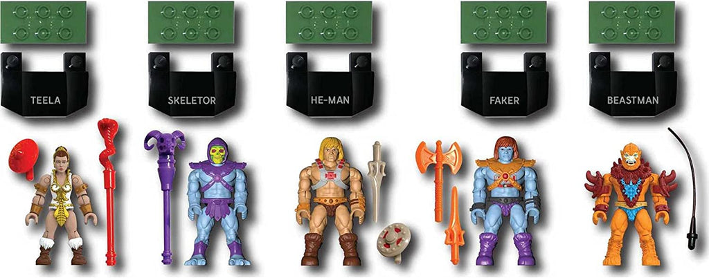 Mega Construx Heroes Battle for Eternia Collection Micro Action Figure Building Set