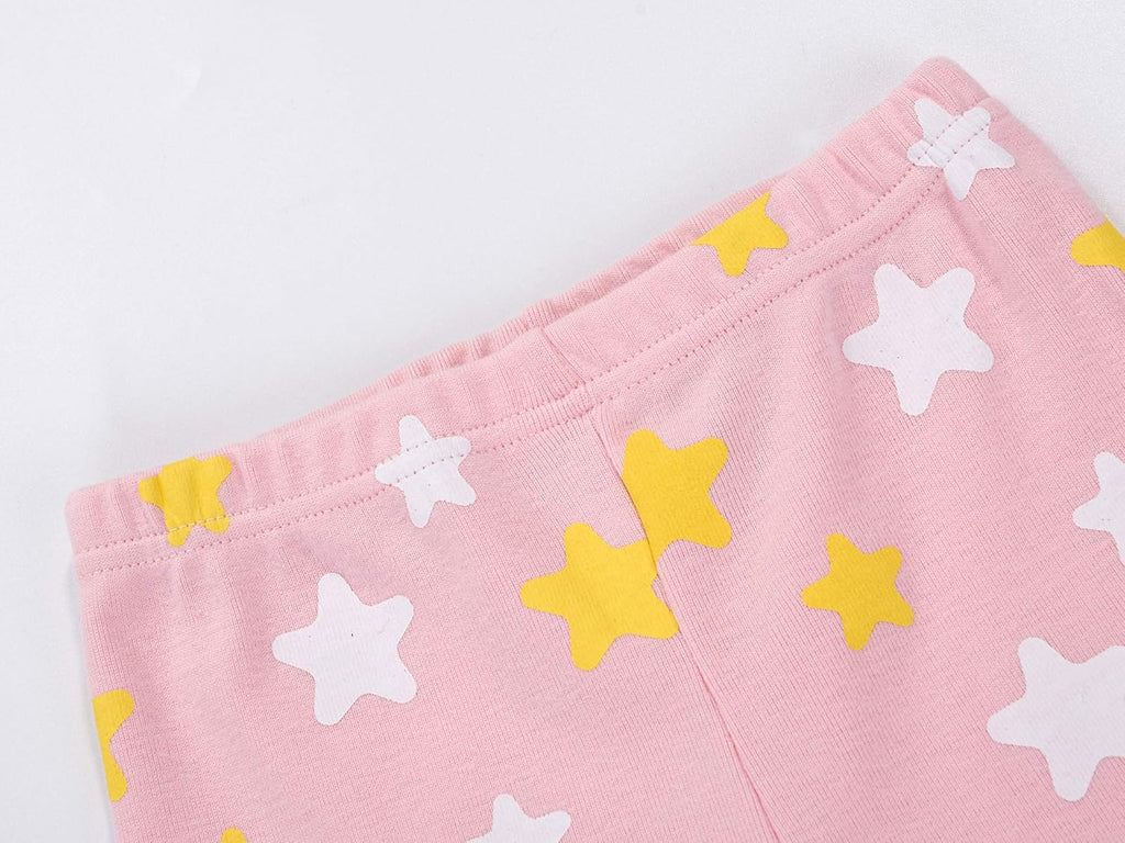 Cotton Short Pajama Set for Girls - Summer Sleepwear for Toddlers