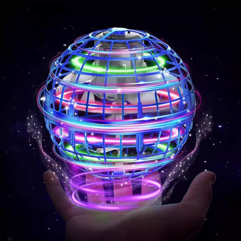 2025 Premium Aurora Effect LED Spinning Ball - Safe and Durable Design for Skill Development and Interactive Play, Compact and Portable for Indoor and Outdoor Use