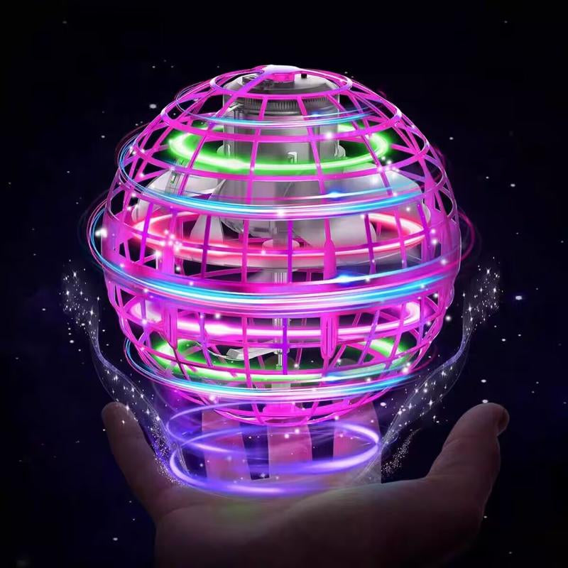 2025 Premium Aurora Effect LED Spinning Ball - Safe and Durable Design for Skill Development and Interactive Play, Compact and Portable for Indoor and Outdoor Use