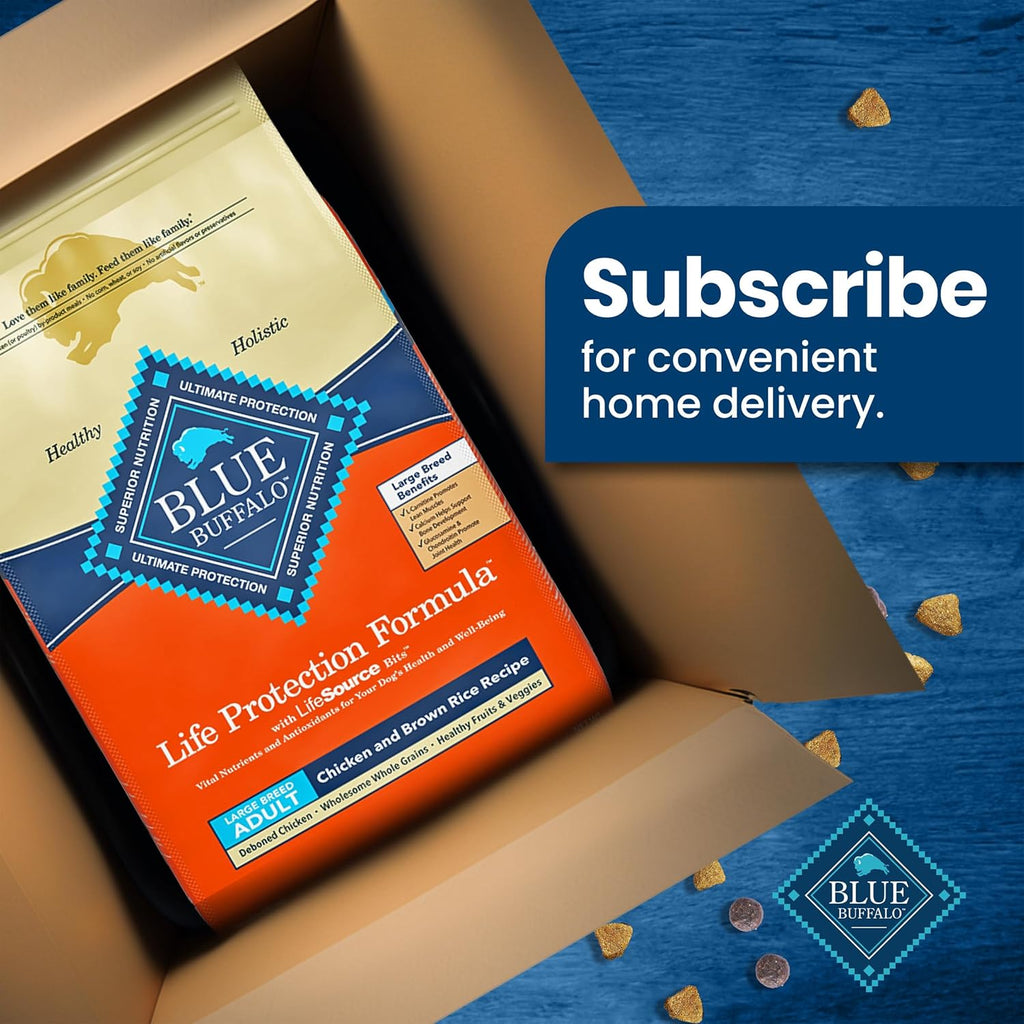 Life Protection Formula Large Breed Adult Dry Dog Food - Chicken & Brown Rice, 30 lb Bag - Supports Joint Health and Promotes Lean Muscle with Natural Ingredients