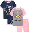 Cotton Short Pajama Set for Girls - Summer Sleepwear for Toddlers