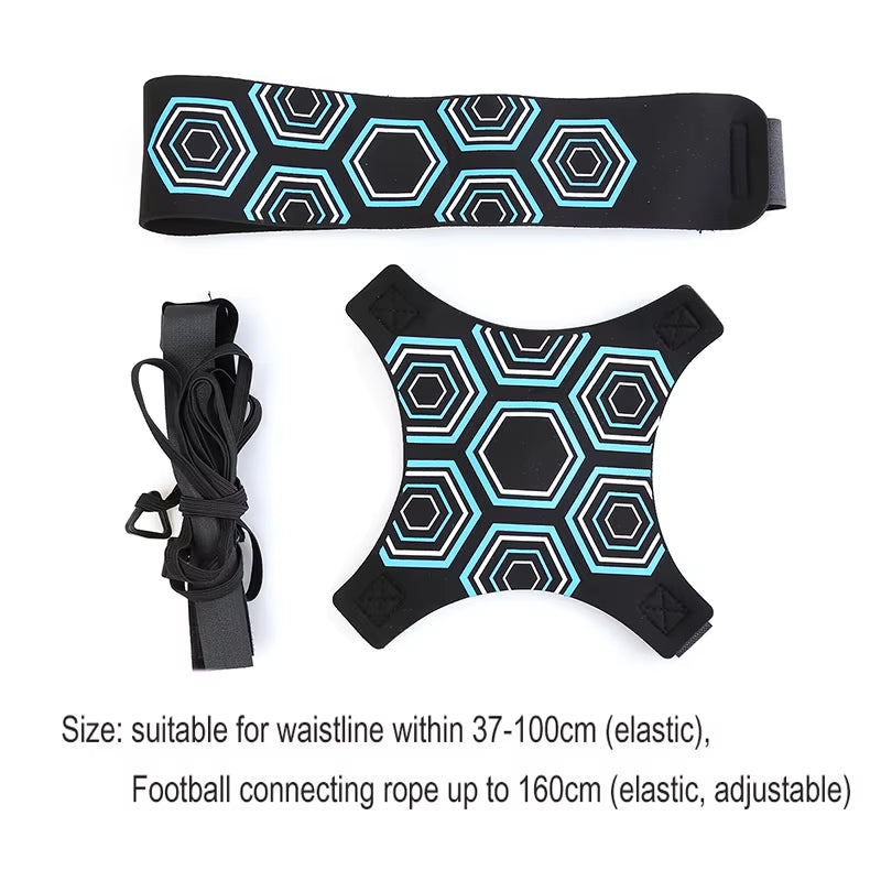 Adjustable Football Kick Trainer Soccer Ball Training Equipment Soccer Trainer Solo Practice Elastic Belt Sports Assistance