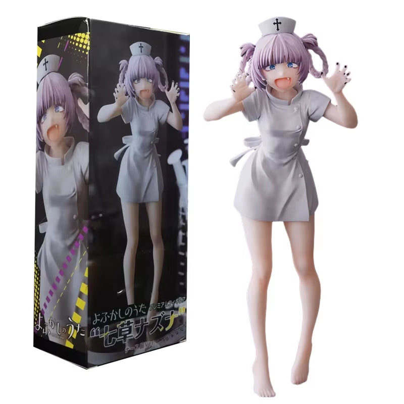 20Cm Call of the Night Anime Figures Nanakusa Nazuna Vampire Nurse Sexy Action Figure Collection Model Doll Ornaments Toys Gift