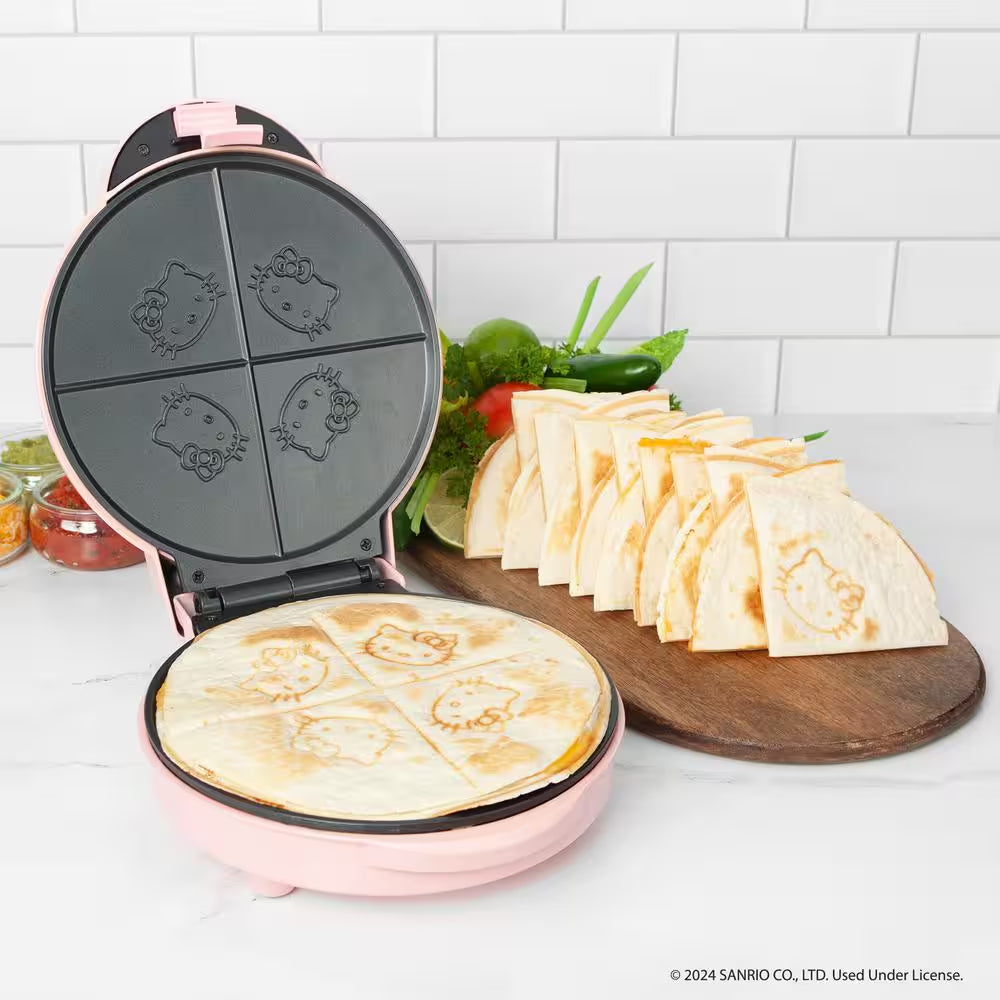 Hello Kitty 80 Sq. In. Pink Quesadilla Maker