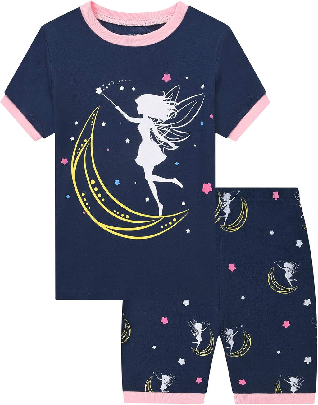 Cotton Short Pajama Set for Girls - Summer Sleepwear for Toddlers
