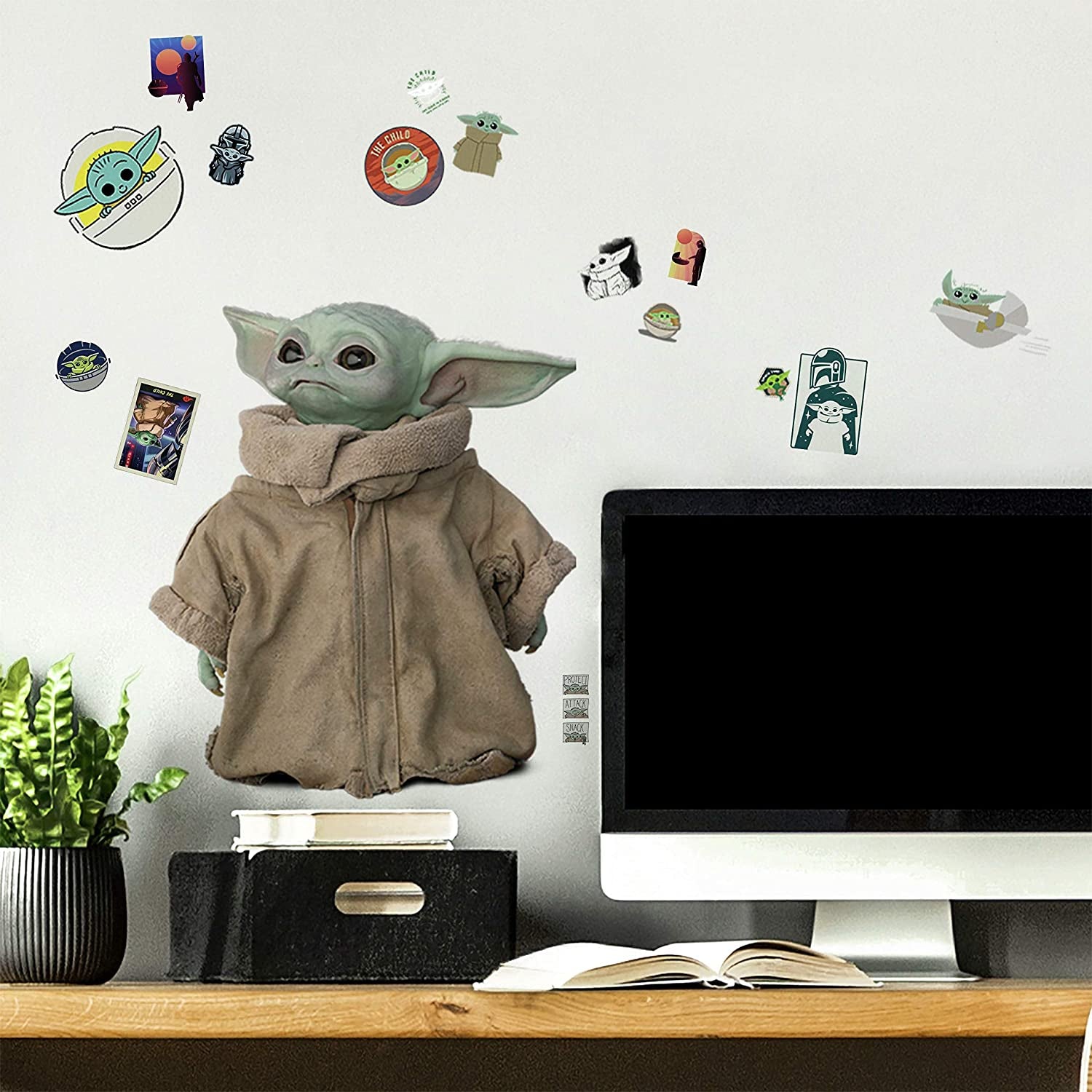 Star Wars: the Mandalorian Grogu Peel and Stick Wall Decals by , RMK4477SCS