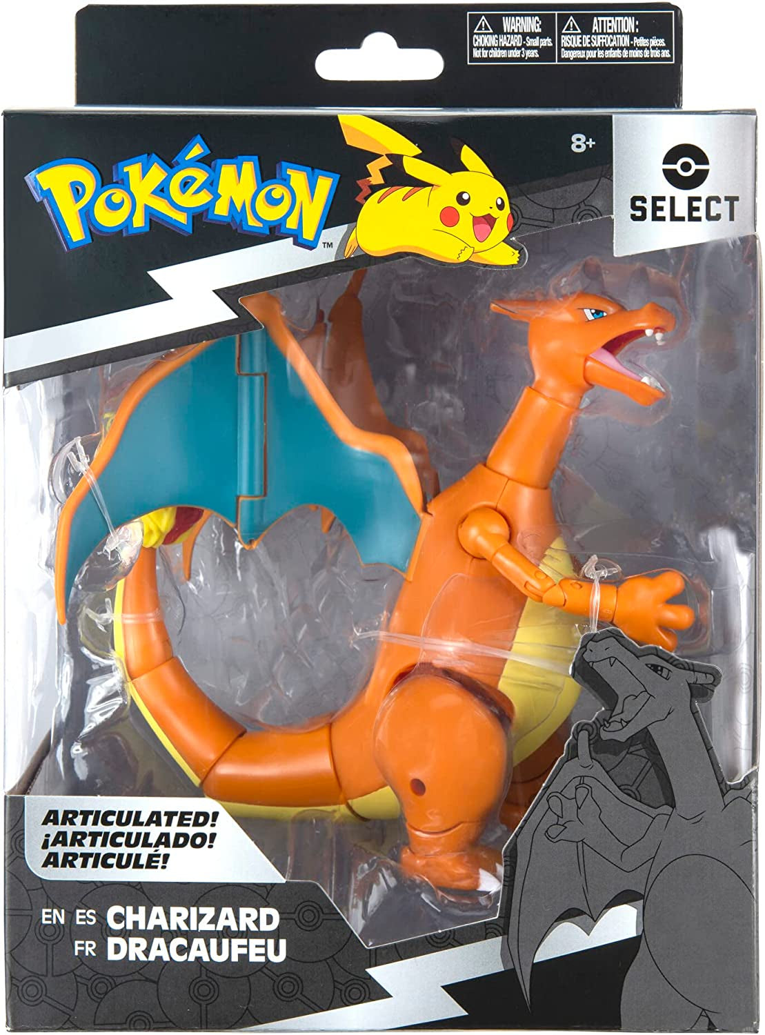 Pokemon Charizard, Super-Articulated 6-Inch Figure - Collect Your Favorite  Figures - Toys for Kids and  Fans